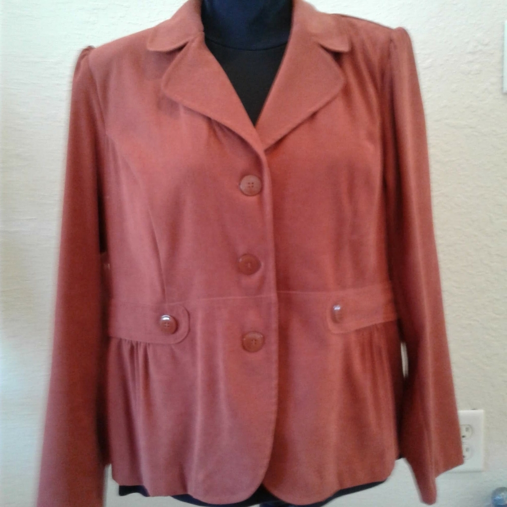 Notations rust jacket Sz XL